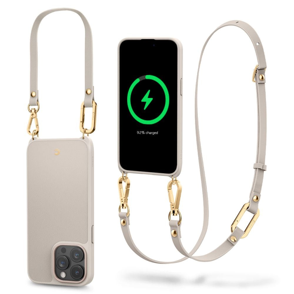 iPhone 15 Pro Cyrill Classic Charm Hybrid Case - MagSafe Compatible - Cream