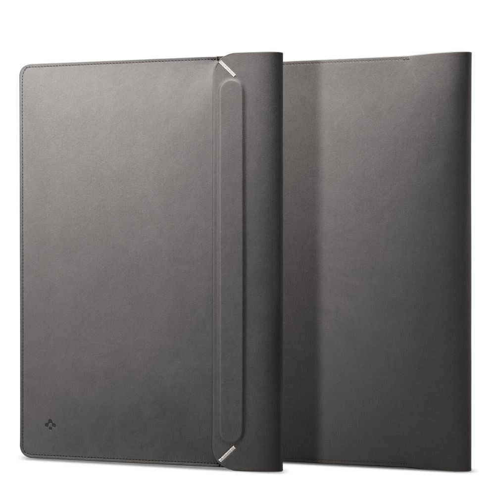 Spigen Valentinus Faux Leather Sleeve for MacBook / Laptop 13-14" (36 x 25 x 2 cm) - City Grey