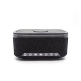 Denver ECQ-112B Alarm Clock with Bluetooth Speaker & Wireless Charging - Black