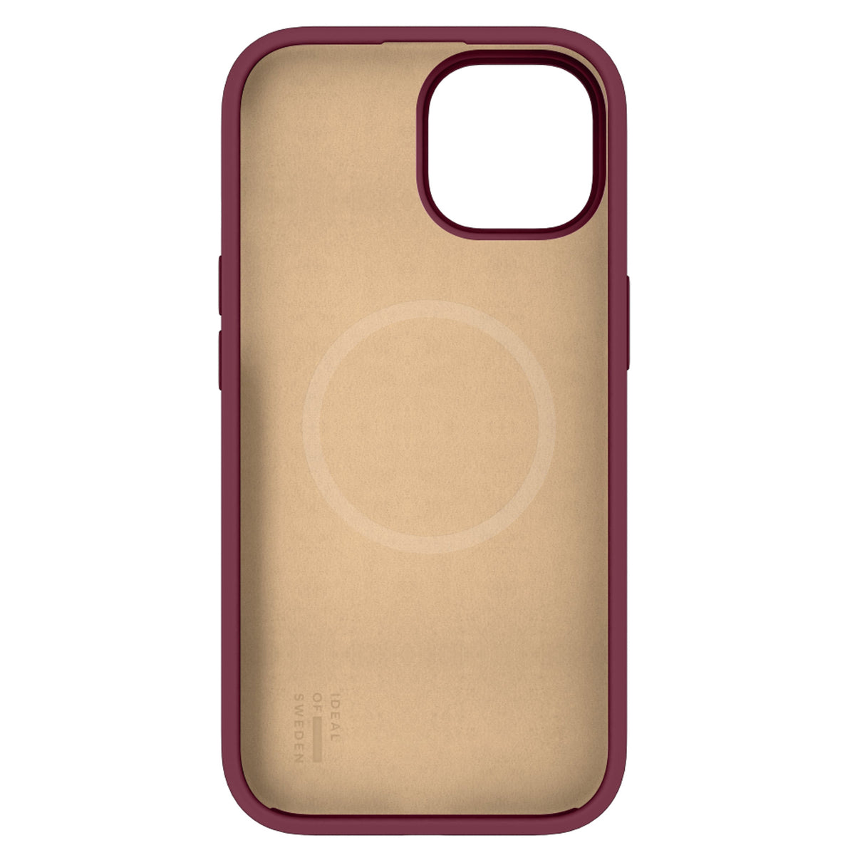 iDeal Of Sweden iPhone 17e / 16e / 15 / 14 / 13  Silicone Case - MagSafe Compatible - Fine Wine Bloom