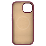 iDeal Of Sweden iPhone 17e / 16e / 15 / 14 / 13  Silicone Case - MagSafe Compatible - Fine Wine Bloom