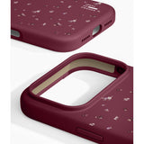 iPhone 18 Pro / 17 Pro iDeal Of Sweden Silicone Case - MagSafe Compatible - Fine Wine Bloom