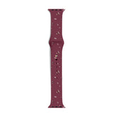 Apple Watch (38/40/SE/41/42mm) iDeal of Sweden Silicone Watch Strap - Size S/M - Fine Wine Bloom