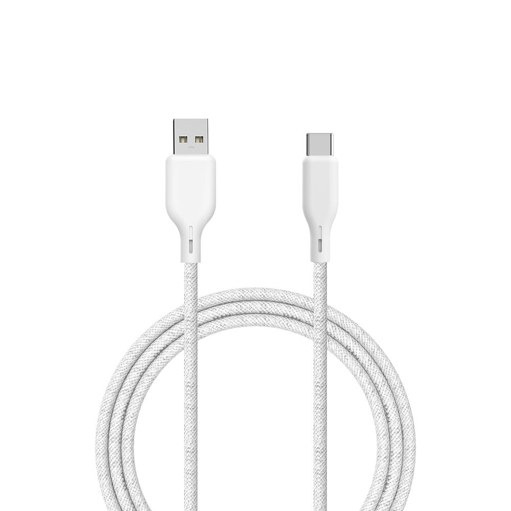 Upström Ëssentials 60W USB-A to USB-C Cable 2.5m - White