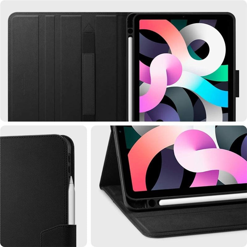 iPad Air 10.9-11" (2024-2020) Case - Spigen Liquid Air Folio - Black