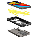 Samsung Galaxy S24 Spigen Tough Armor Case w. Kickstand - Gunmetal