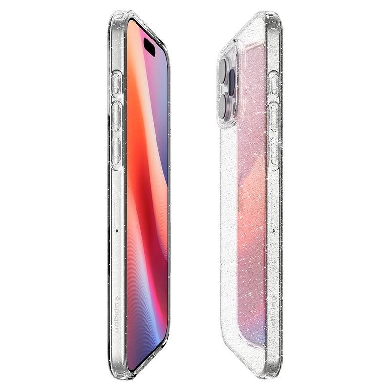 iPhone 16 Pro Max Spigen Liquid Crystal Glitter Case - Transparent