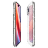 iPhone 16 Pro Max Spigen Liquid Crystal Glitter Case - Transparent