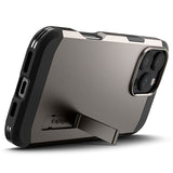 iPhone 16 Pro Max Spigen Tough Armor Case w. Kickstand  - MagSafe Compatible - Gunmetal