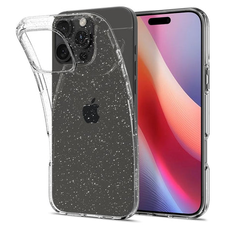 iPhone 16 Pro Spigen Liquid Crystal Glitter Case - Transparent