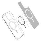 iPhone 16 Pro Spigen Crystal Hybrid Case - MagSafe Compatible - Transparent