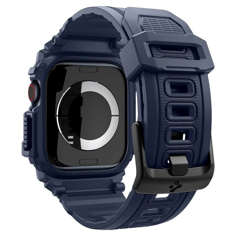 Spigen Rugged Armor Pro Apple Watch (38/40/SE/41/42mm) Strap with Cover - Blue