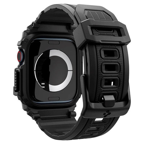 Apple Watch 10 (46mm) Spigen Rugged Armor Pro Strap with Case - Black