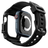 Apple Watch 10 (46mm) Spigen Rugged Armor Pro Strap with Case - Black