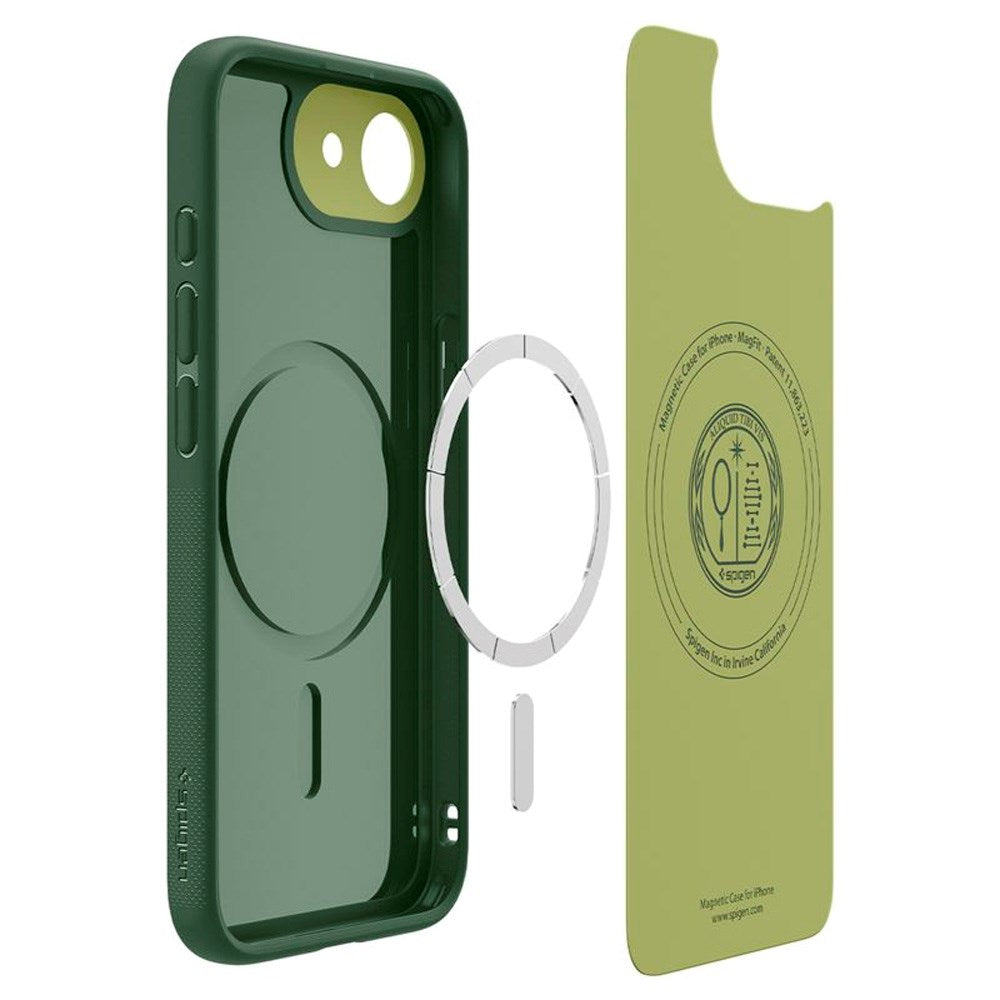 iPhone 16e Spigen Nano Pop Case - MagSafe Compatible - Green / Light Green