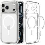 iPhone 18 Pro / 17 Pro Spigen Ultra Hybrid Case - MagSafe Compatible - Transparent / White