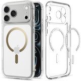 iPhone 18 Pro Max / 17 Pro Max Spigen Ultra Hybrid Case - MagSafe Compatible - Transparent / Gold