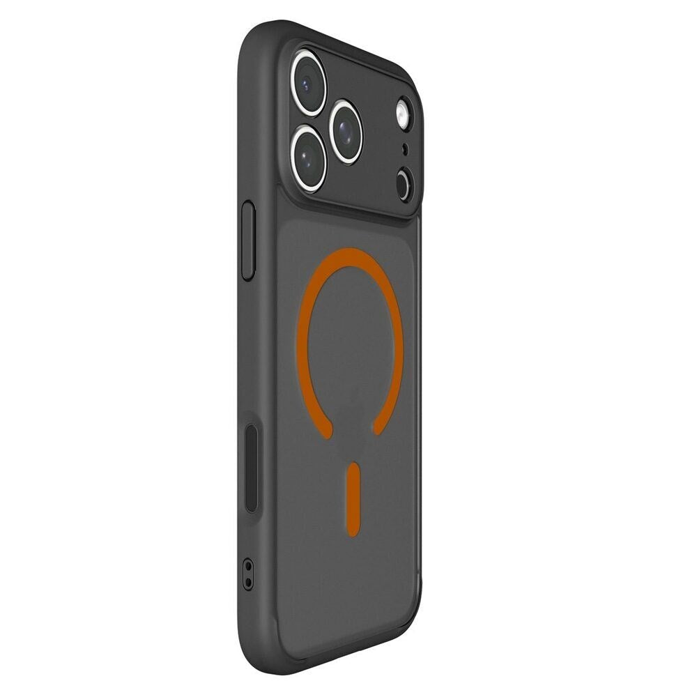iPhone 18 Pro / 17 Pro Spigen Ultra Hybrid Case - MagSafe Compatible - Matte Black / Orange
