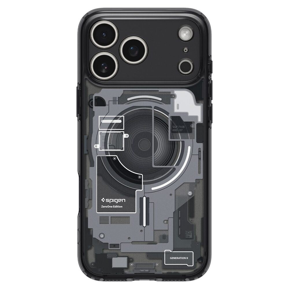 iPhone 18 Pro Max / 17 Pro Max Spigen Ultra Hybrid Case - MagSafe Compatible - Transparent / Black