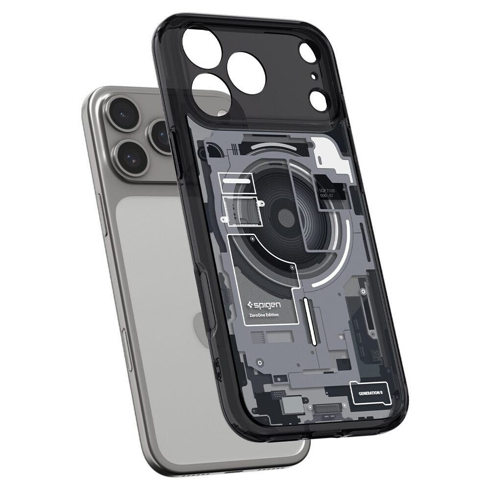 iPhone 18 Pro Max / 17 Pro Max Spigen Ultra Hybrid Case - MagSafe Compatible - Transparent / Black