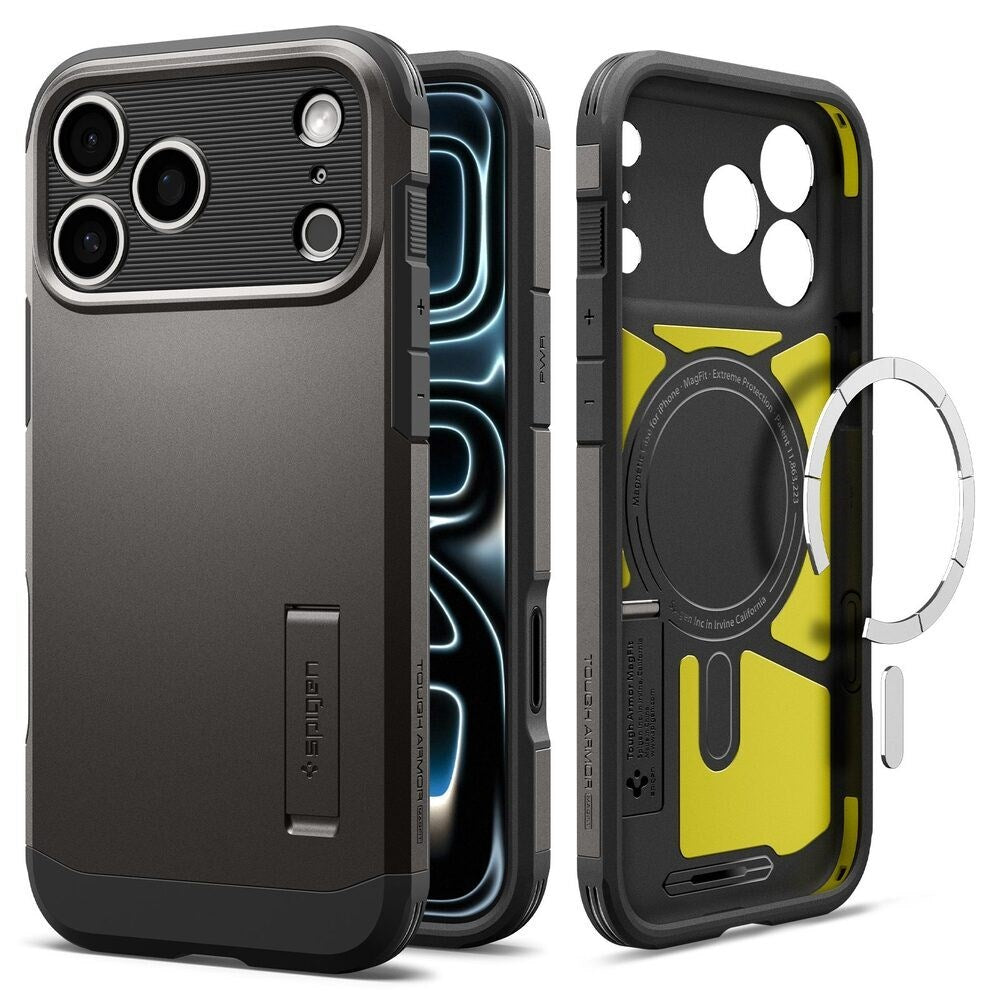 iPhone 18 Pro Max / 17 Pro Max Spigen Tough Armor T Case - MagSafe Compatible - Grey