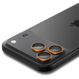 iPhone 17 Pro / 17 Pro Max / 16 Pro / 16 Pro Max / 15 Pro / 15 Pro Max / 14 Pro / 14 Pro Max Spigen Glass tR EZ Fit Optik Pro Camera Lens Protection Glass - 2 pcs - Orange