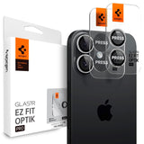 iPhone 17 Spigen Glass tR EZ Fit Optik Pro Camera Lens Protector Glass - 2 pcs - Silver