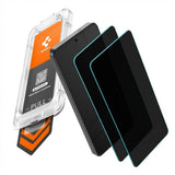 Samsung Galaxy S26+ (Plus) Spigen Glass tR EZ Fit Pro HD Screen Protection Glass - Privacy Function - 2 pcs - Transparent