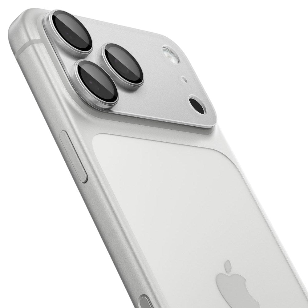 iPhone 18 Pro Max Spigen Glass tR EZ Fit Optik Pro XL Camera Lens Protector - Silver