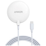 Anker PowerWave Pad Lite 7.5W Magnetic Wireless Charger - MagSafe Compatible - White