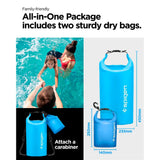 Spigen A630 Aqua Shield Waterproof Bags - Blue / Transparent