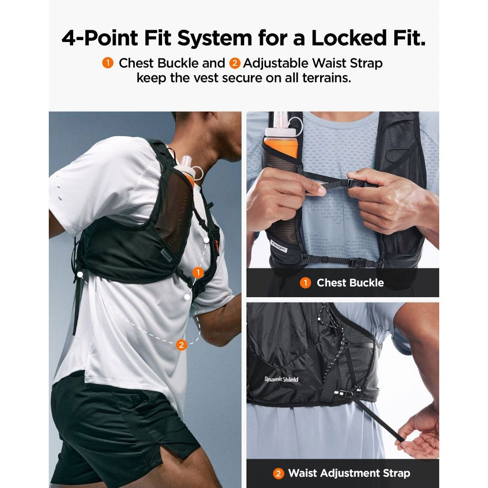 Spigen Dynamic Running Vest - Size L / XL - Black