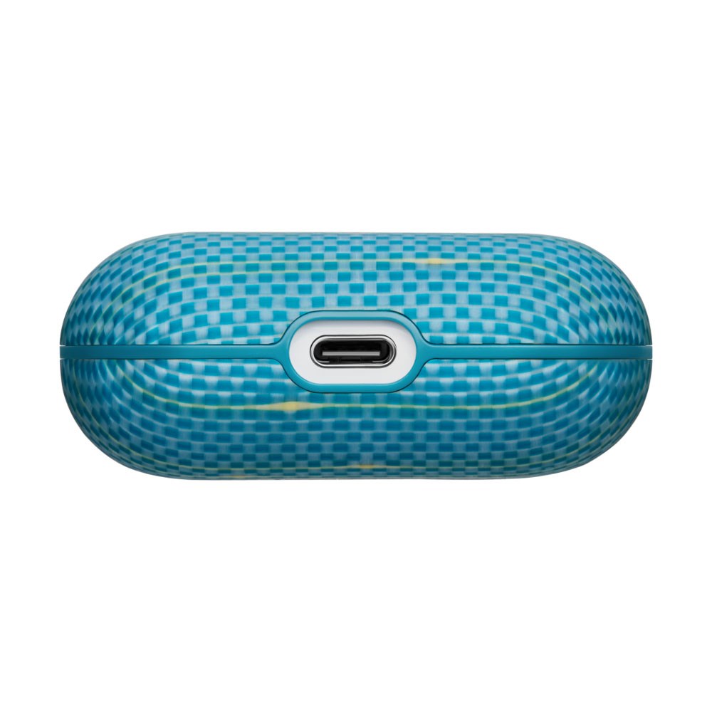 Apple AirPods Pro (3. gen.) PITAKA Aramid Fiber Case - Lucid Blue