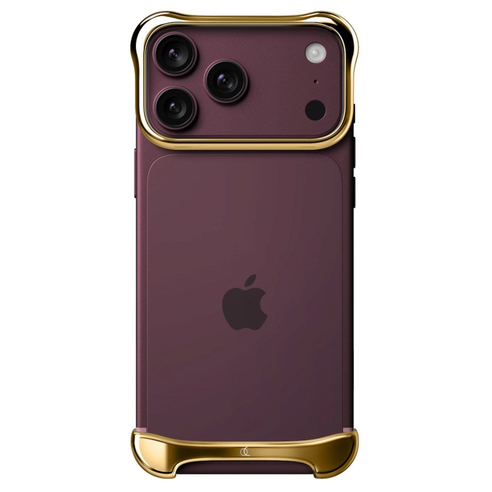 iPhone 18 Pro Arc Pulse Aluminum Bumper Case - Gold