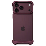 iPhone 18 Pro Arc Pulse Aluminum Bumper Case - Matte Dark Red