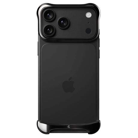 iPhone 18 Pro Max Arc Pulse Titanium Bumper Case - Onyx Black