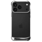 iPhone 18 Pro Max Arc Pulse Aluminum Bumper Case - Silver