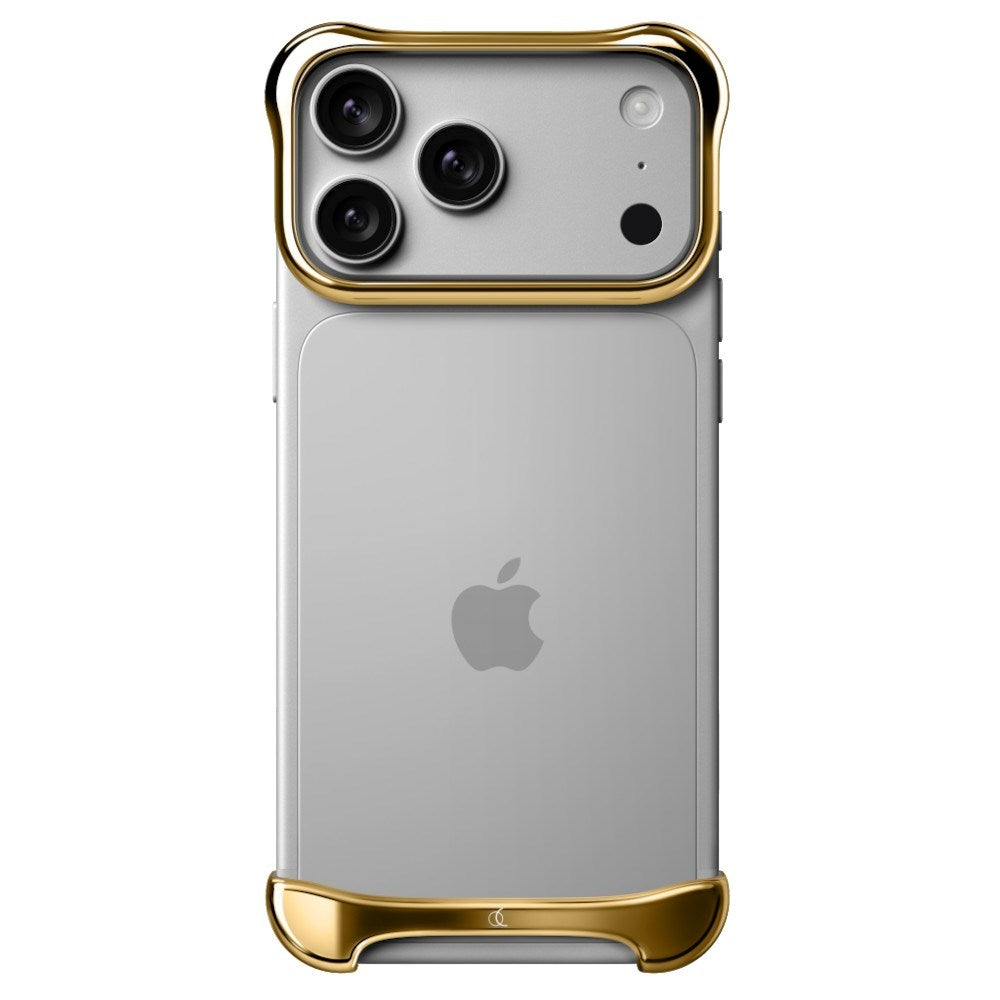 iPhone 18 Pro Max Arc Pulse Aluminum Bumper Case - Gold