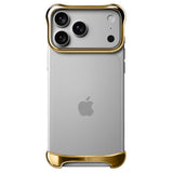 iPhone 18 Pro Max Arc Pulse Aluminum Bumper Case - Gold