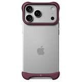iPhone 18 Pro Max Arc Pulse Aluminum Bumper Case - Matte Dark Red