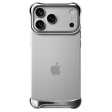 iPhone 18 Pro Max Arc Pulse Aluminum Bumper Case - Silver