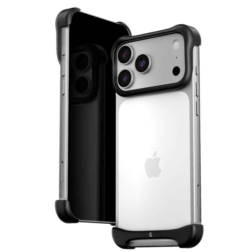 iPhone 18 Pro Max Arc Pulse Aluminum Bumper Case - Matte Black