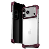 iPhone 18 Pro Max Arc Pulse Aluminum Bumper Case - Matte Dark Red