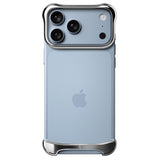 iPhone 18 Pro Max Arc Pulse Aluminum Bumper Case - Silver