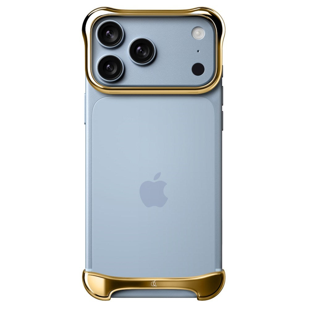 iPhone 18 Pro Max Arc Pulse Aluminum Bumper Case - Gold