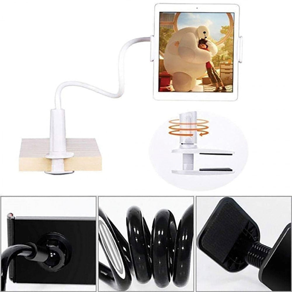 Awei Desk Holder For Phone / Tablet - Max Size: 120-200mm - White