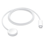 Original Apple Magnetic Charger for Apple Watch w. USB-C - White (MT0H3ZM/A)