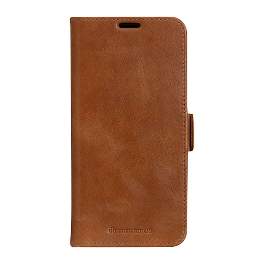 Samsung Galaxy S23 dbramante1928 Copenhagen Genuine Leather Magnet Flip Case - Tan