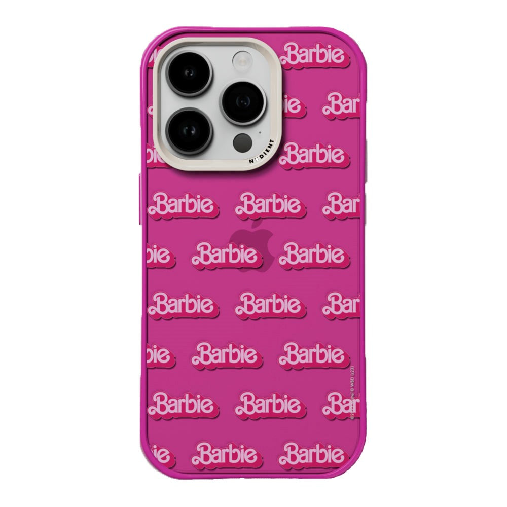 Nudient Form Case iPhone 14 Pro Case - Barbie Grid