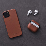 Woolnut AirPods (3rd gen.) Genuine Leather Case - Brown